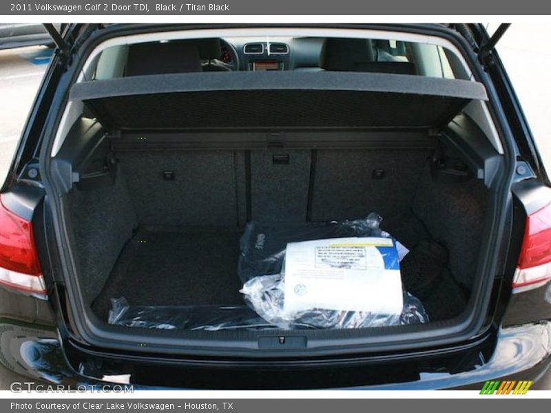  2011 Golf 2 Door TDI Trunk