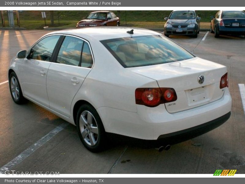 Campanella White / Pure Beige 2008 Volkswagen Jetta SE Sedan