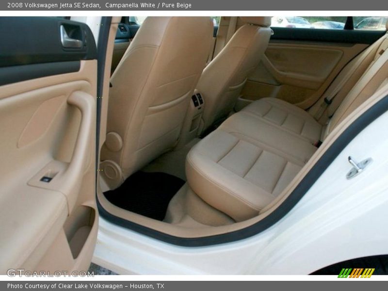 Campanella White / Pure Beige 2008 Volkswagen Jetta SE Sedan