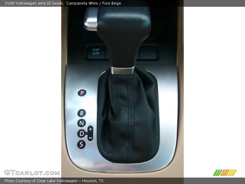 Campanella White / Pure Beige 2008 Volkswagen Jetta SE Sedan
