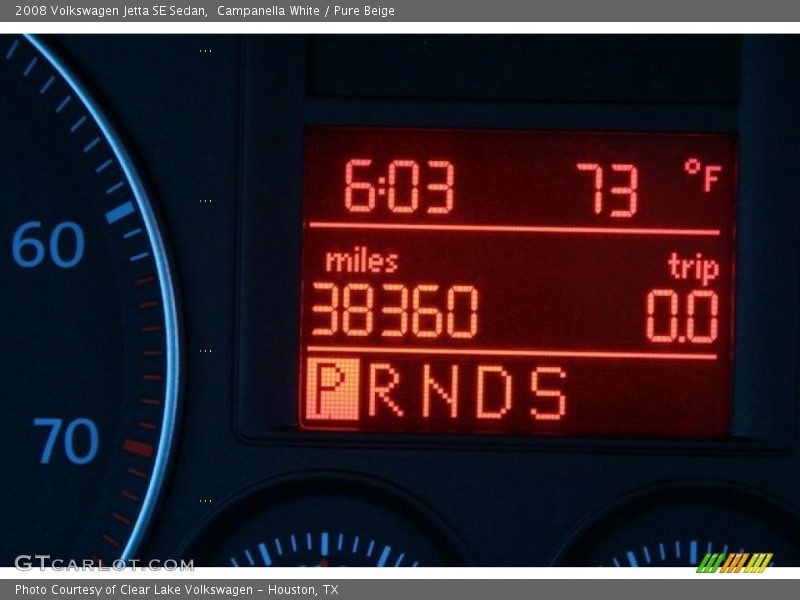 Campanella White / Pure Beige 2008 Volkswagen Jetta SE Sedan