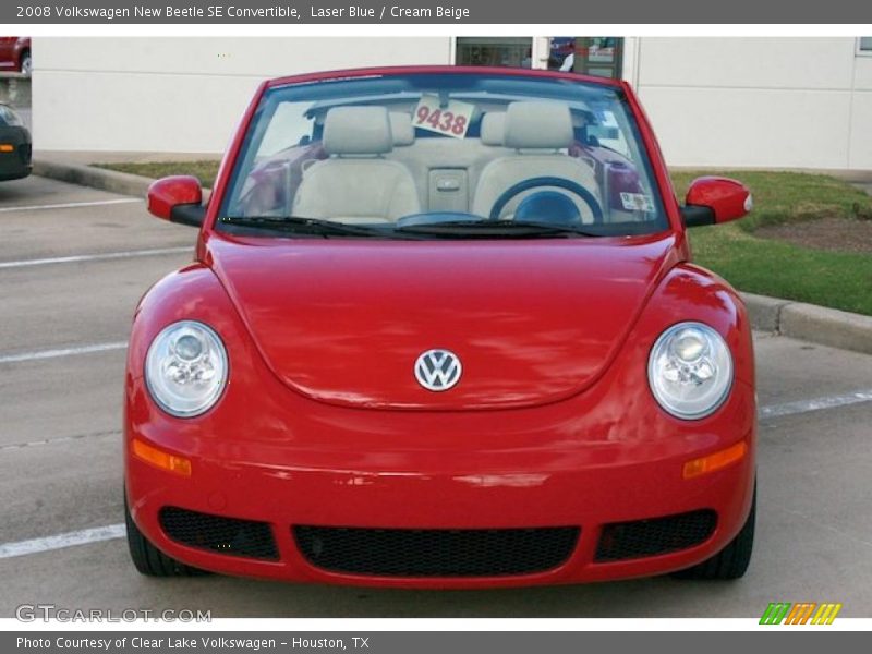 Laser Blue / Cream Beige 2008 Volkswagen New Beetle SE Convertible