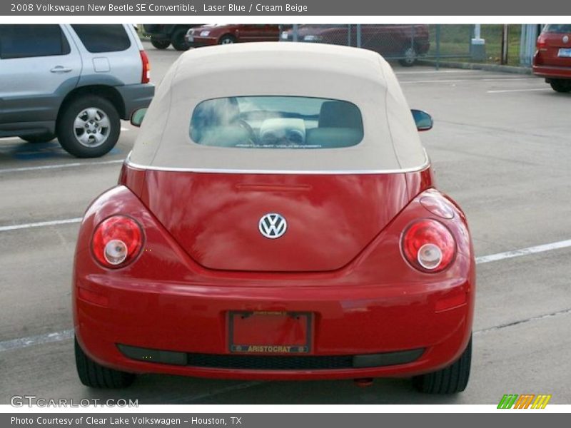 Laser Blue / Cream Beige 2008 Volkswagen New Beetle SE Convertible