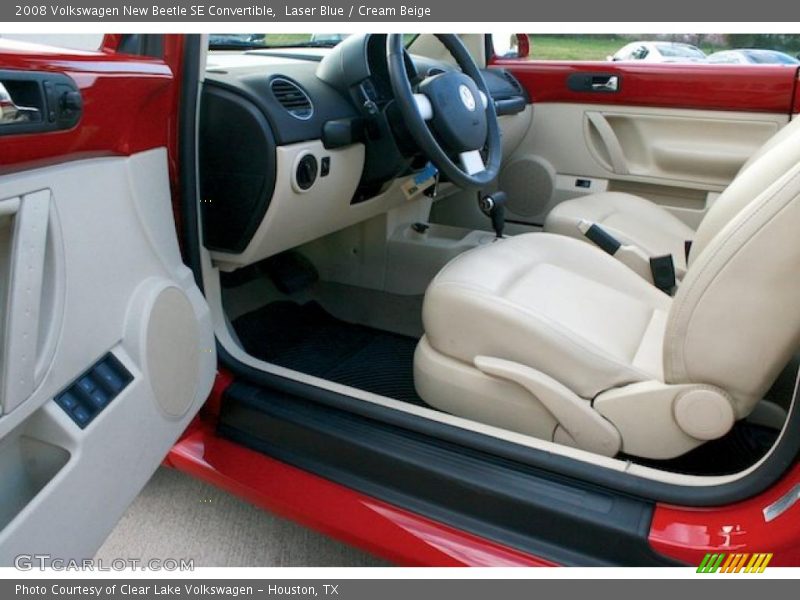 Laser Blue / Cream Beige 2008 Volkswagen New Beetle SE Convertible