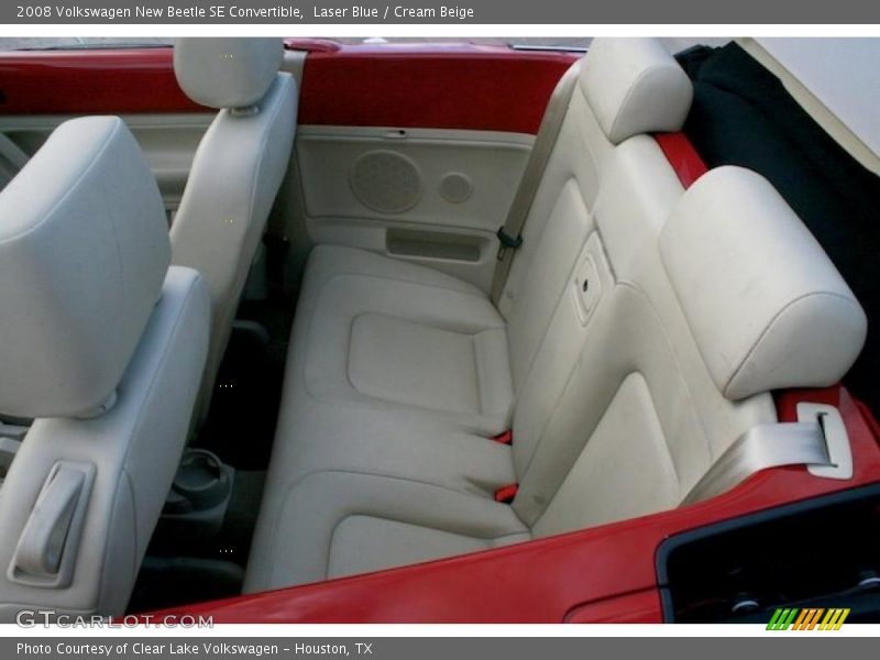 Laser Blue / Cream Beige 2008 Volkswagen New Beetle SE Convertible