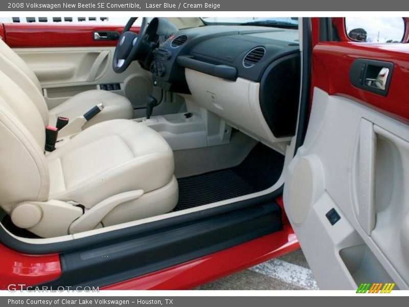 Laser Blue / Cream Beige 2008 Volkswagen New Beetle SE Convertible
