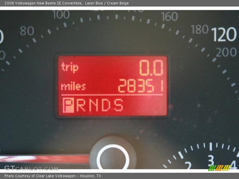 Laser Blue / Cream Beige 2008 Volkswagen New Beetle SE Convertible