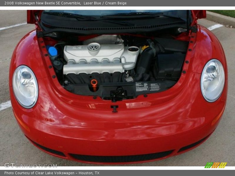 Laser Blue / Cream Beige 2008 Volkswagen New Beetle SE Convertible