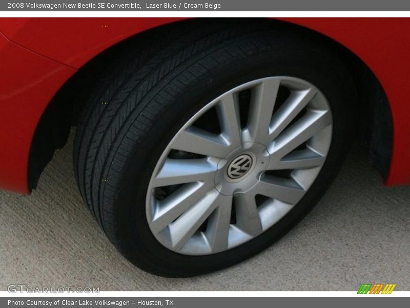 Laser Blue / Cream Beige 2008 Volkswagen New Beetle SE Convertible