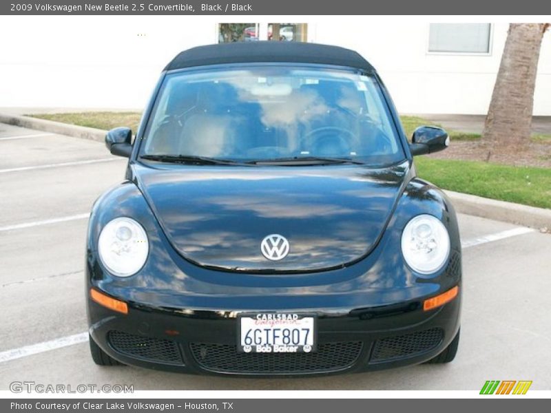 Black / Black 2009 Volkswagen New Beetle 2.5 Convertible