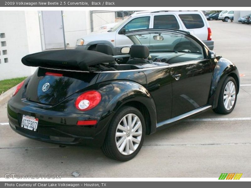 Black / Black 2009 Volkswagen New Beetle 2.5 Convertible