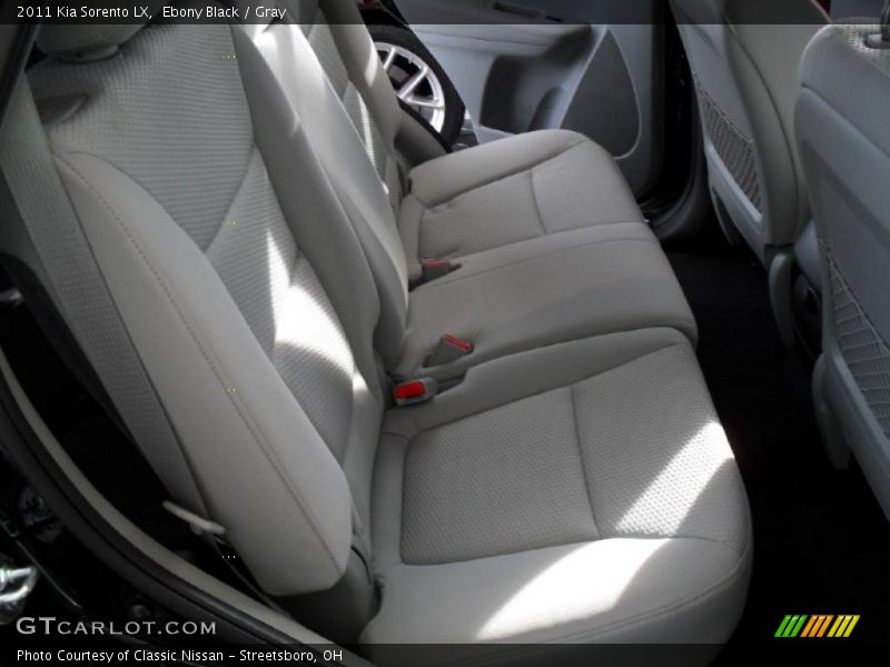 Ebony Black / Gray 2011 Kia Sorento LX