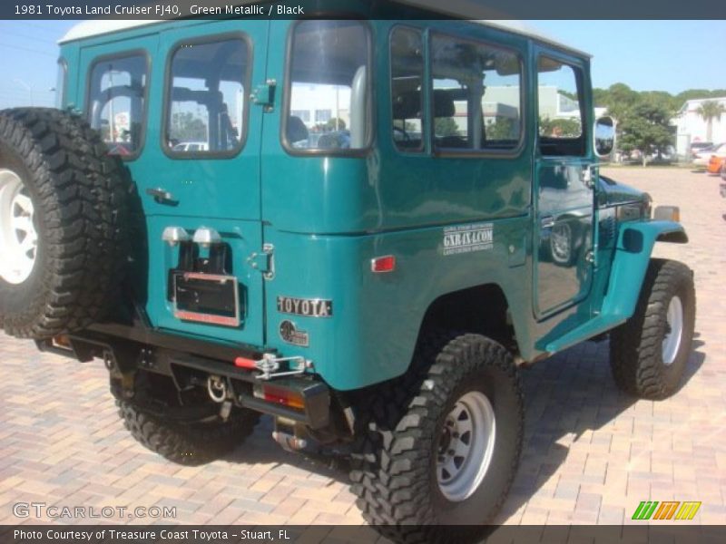 Green Metallic / Black 1981 Toyota Land Cruiser FJ40