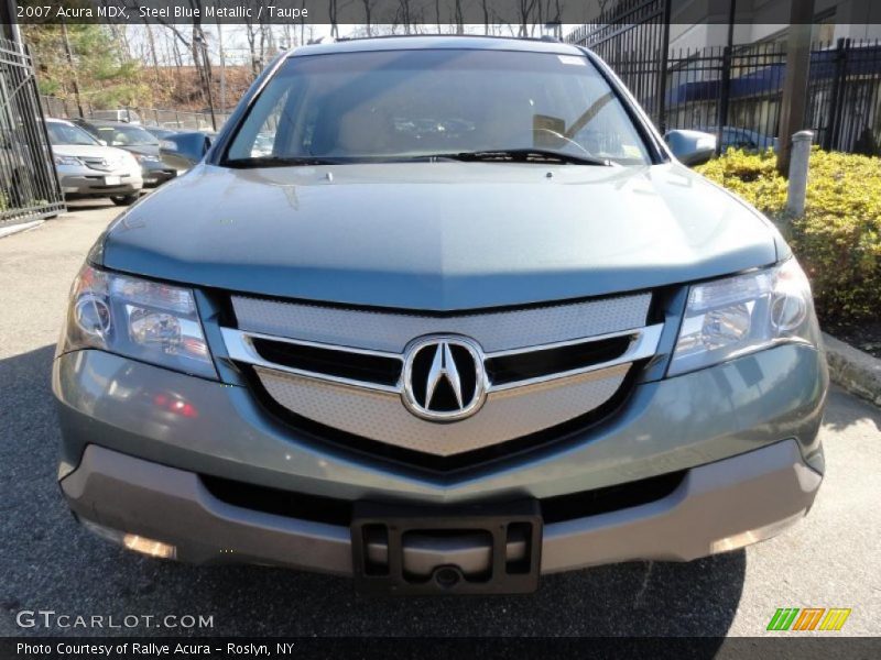 Steel Blue Metallic / Taupe 2007 Acura MDX