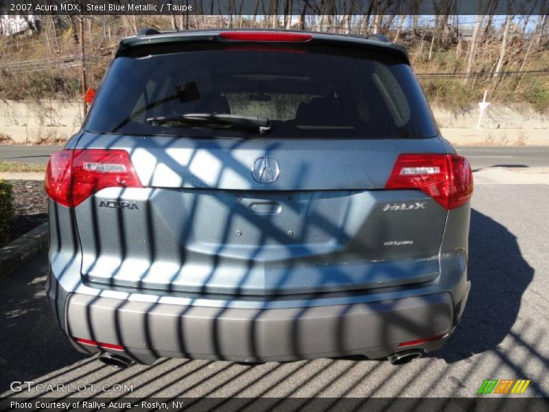 Steel Blue Metallic / Taupe 2007 Acura MDX