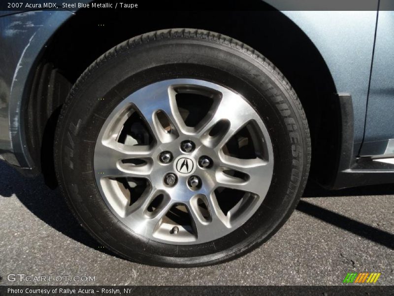 Steel Blue Metallic / Taupe 2007 Acura MDX