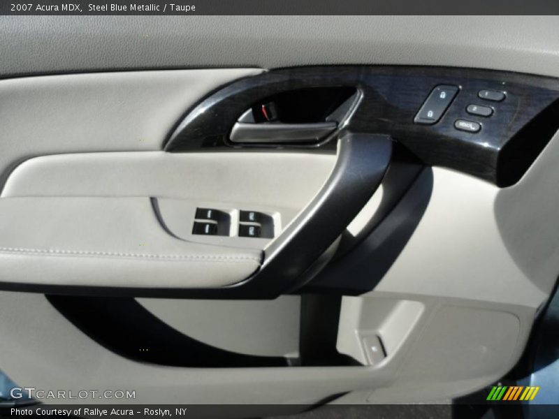 Steel Blue Metallic / Taupe 2007 Acura MDX