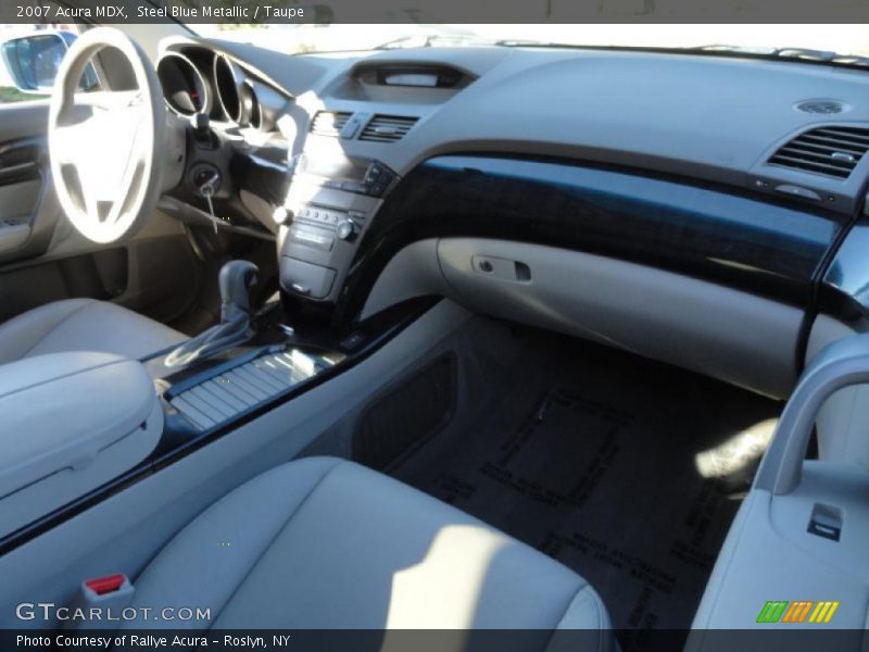 Steel Blue Metallic / Taupe 2007 Acura MDX