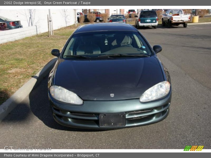 Onyx Green Pearlcoat / Taupe 2002 Dodge Intrepid SE