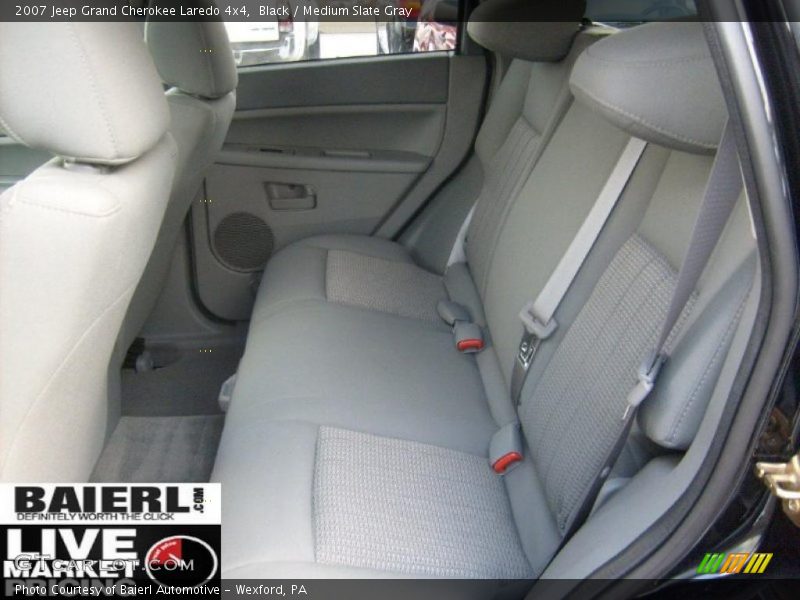 Black / Medium Slate Gray 2007 Jeep Grand Cherokee Laredo 4x4