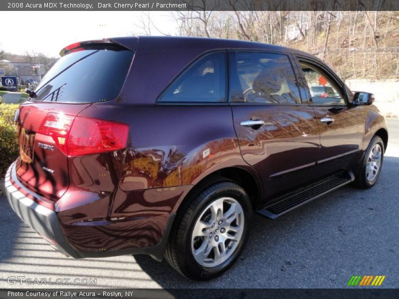 Dark Cherry Pearl / Parchment 2008 Acura MDX Technology