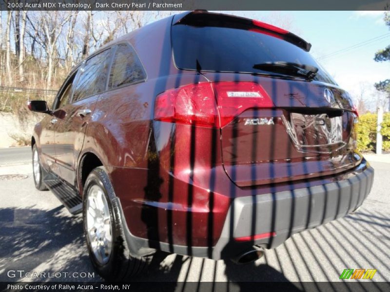 Dark Cherry Pearl / Parchment 2008 Acura MDX Technology