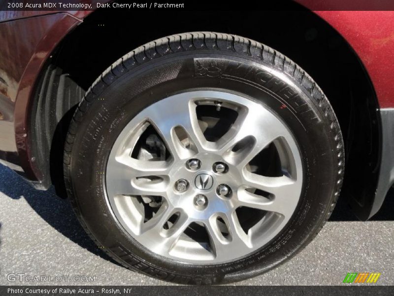 Dark Cherry Pearl / Parchment 2008 Acura MDX Technology