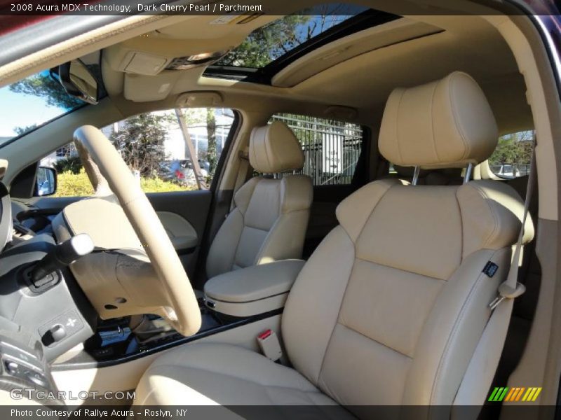 Dark Cherry Pearl / Parchment 2008 Acura MDX Technology