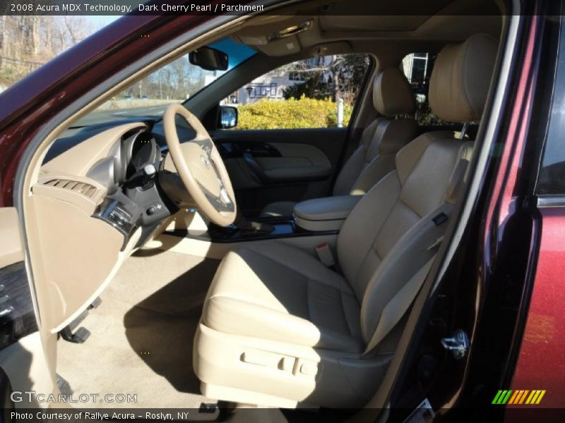 Dark Cherry Pearl / Parchment 2008 Acura MDX Technology
