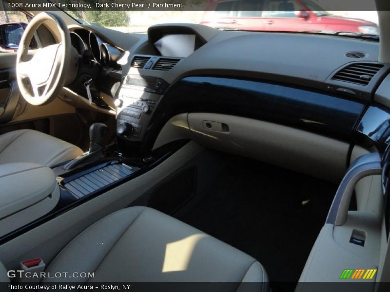 Dark Cherry Pearl / Parchment 2008 Acura MDX Technology