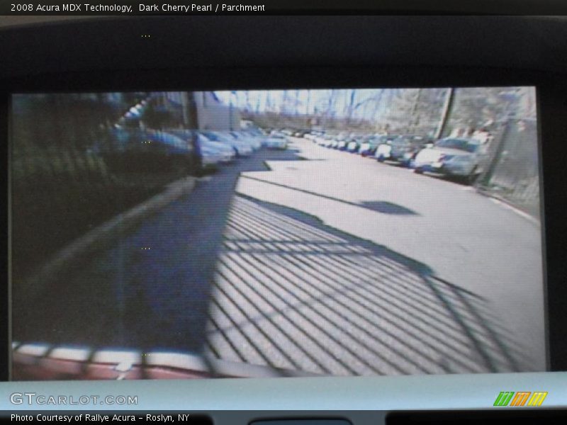 Dark Cherry Pearl / Parchment 2008 Acura MDX Technology