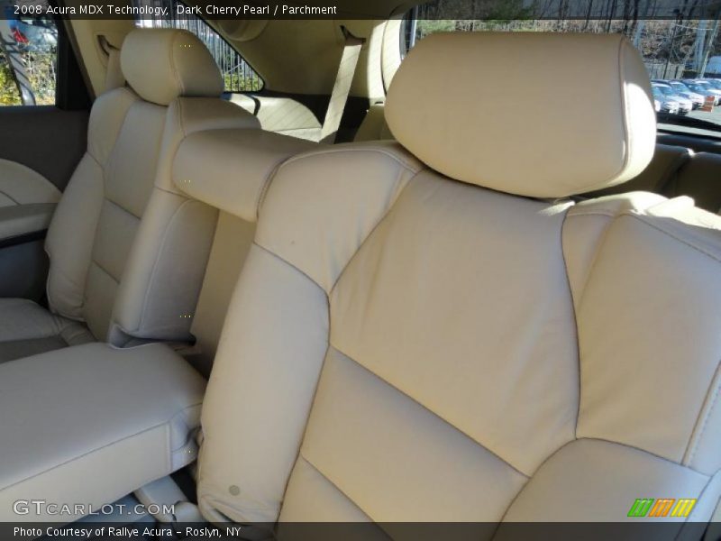 Dark Cherry Pearl / Parchment 2008 Acura MDX Technology