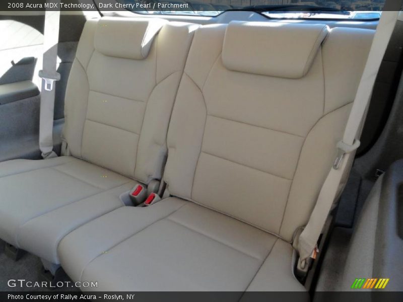 Dark Cherry Pearl / Parchment 2008 Acura MDX Technology