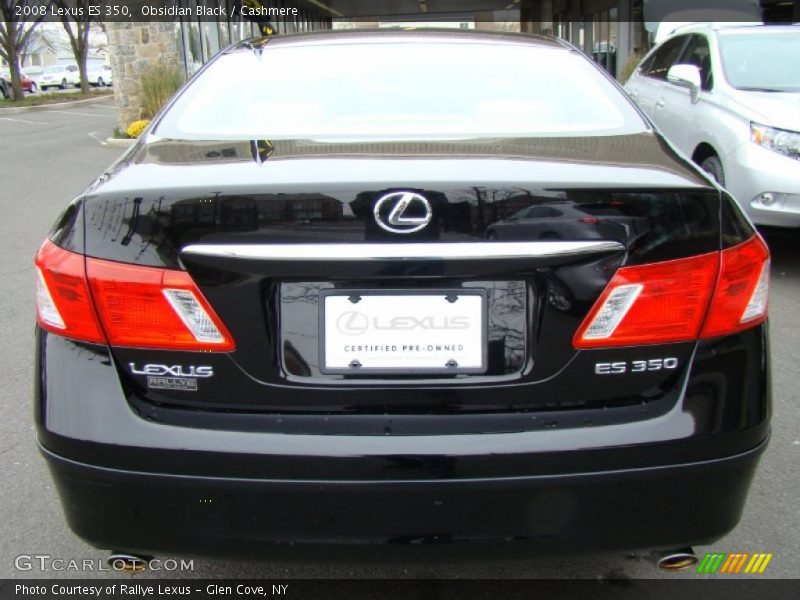 Obsidian Black / Cashmere 2008 Lexus ES 350