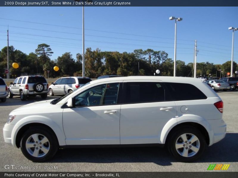 Stone White / Dark Slate Gray/Light Graystone 2009 Dodge Journey SXT