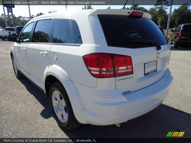 Stone White / Dark Slate Gray/Light Graystone 2009 Dodge Journey SXT