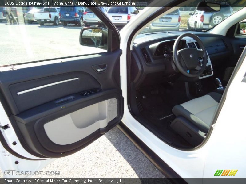 Stone White / Dark Slate Gray/Light Graystone 2009 Dodge Journey SXT