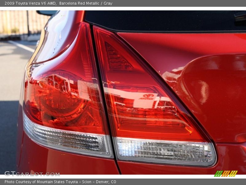 Barcelona Red Metallic / Gray 2009 Toyota Venza V6 AWD