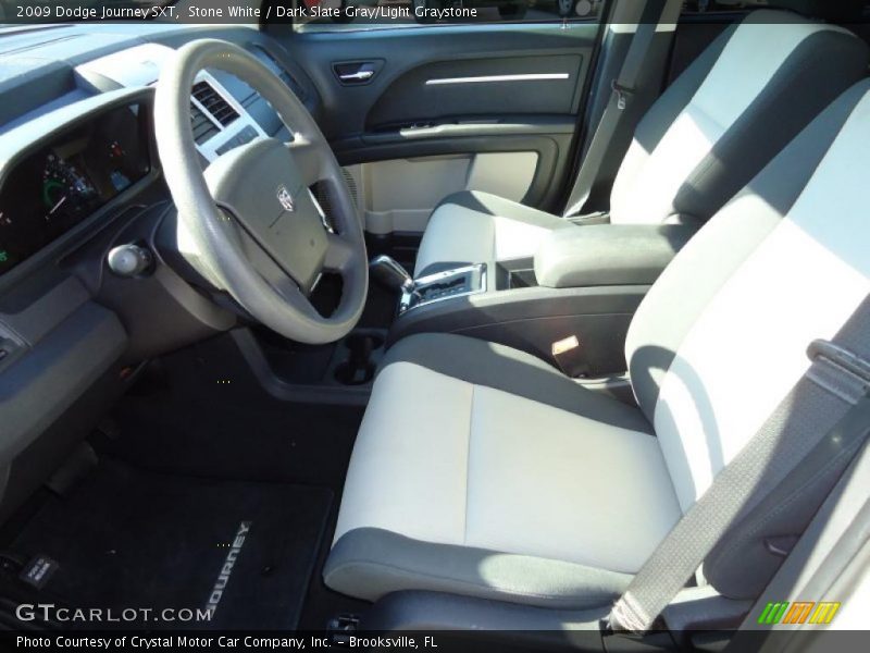 Stone White / Dark Slate Gray/Light Graystone 2009 Dodge Journey SXT