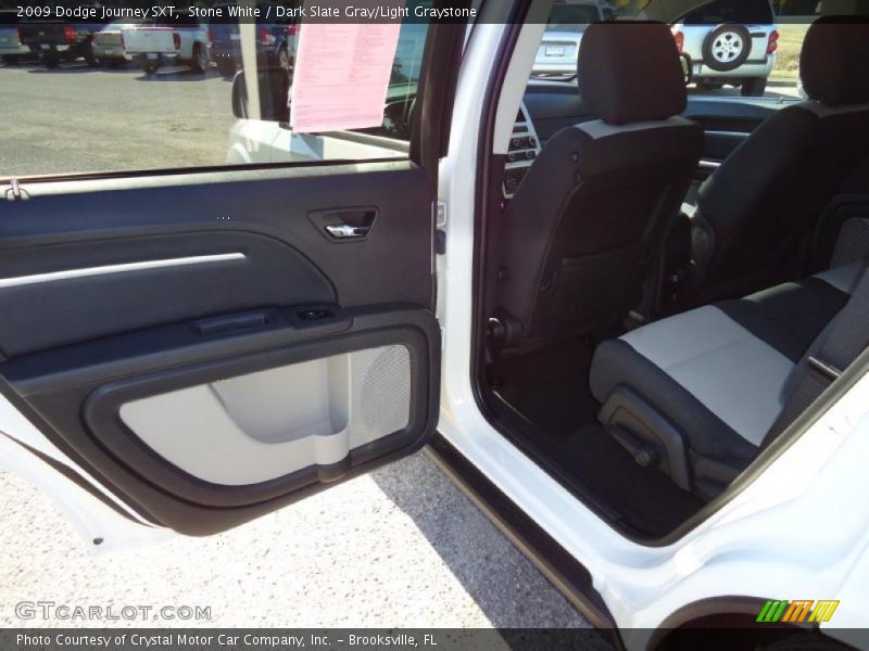 Stone White / Dark Slate Gray/Light Graystone 2009 Dodge Journey SXT