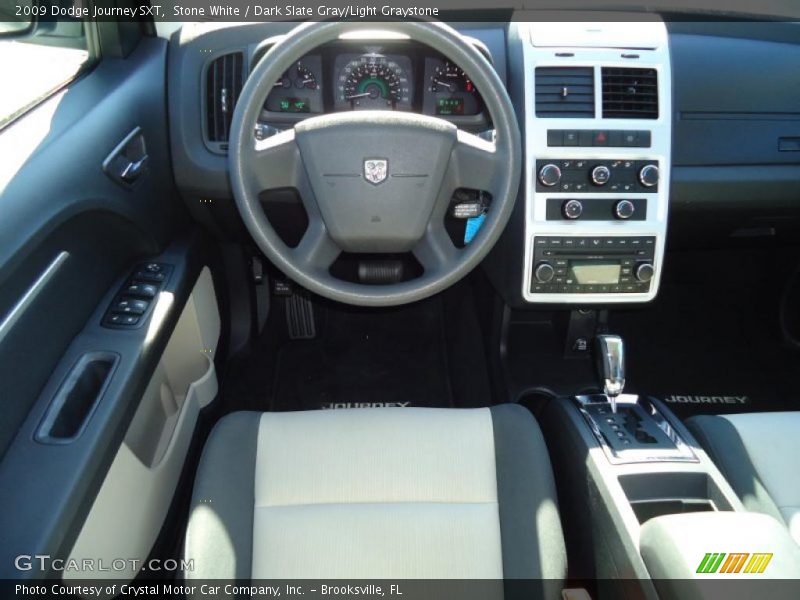 Stone White / Dark Slate Gray/Light Graystone 2009 Dodge Journey SXT
