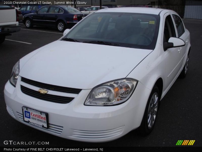 Summit White / Ebony 2010 Chevrolet Cobalt LT Sedan