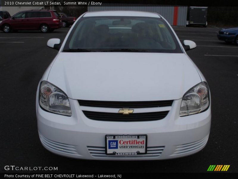 Summit White / Ebony 2010 Chevrolet Cobalt LT Sedan