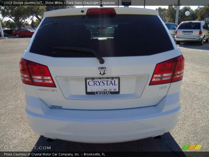 Stone White / Dark Slate Gray/Light Graystone 2009 Dodge Journey SXT
