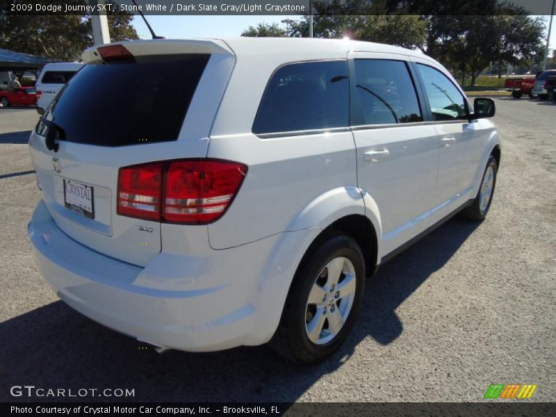 Stone White / Dark Slate Gray/Light Graystone 2009 Dodge Journey SXT