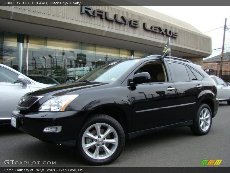 Black Onyx / Ivory 2008 Lexus RX 350 AWD