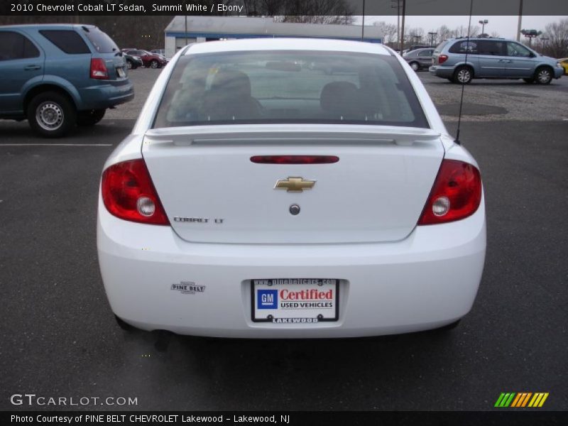 Summit White / Ebony 2010 Chevrolet Cobalt LT Sedan