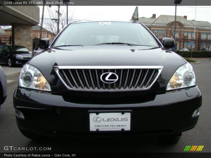 Black Onyx / Ivory 2008 Lexus RX 350 AWD