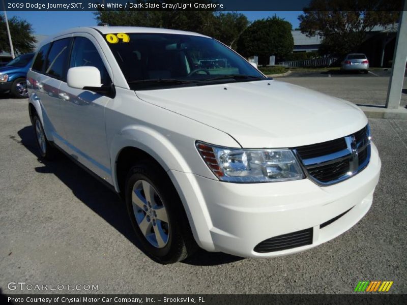 Stone White / Dark Slate Gray/Light Graystone 2009 Dodge Journey SXT