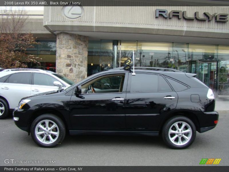 Black Onyx / Ivory 2008 Lexus RX 350 AWD